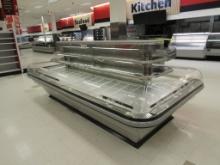 12FT KYSOR 3-DECK CHEESE ISLAND - REMOTE COOLED NO COMPRESSOR