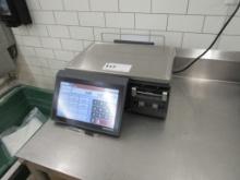 2021 BIZERBA XC100 SCALE/PRINTER WITH CUSTOMER SCREEN