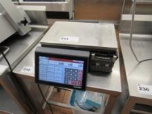 2021 BIZERBA XC100 SCALE/PRINTER WITH CUSTOMER SCREEN