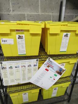 YELLOW TOTE BINS