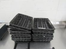 WICKER DISPLAY BASKETS - ONE LOT
