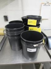 FLORAL DISPLAY BUCKETS - ONE LOT