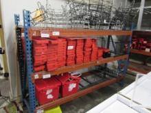 6FT TALL RACKING 28IN DEEP 8FT BEAMS - SOLD BY THE OPENING