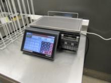 2021 BIZERBA XC100 SCALE/PRINTER WITH CUSTOMER SCREEN