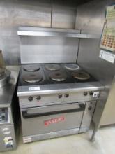 VULCAN 6-EYE ELECTRIC RANGE 208V/3PH