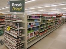 LOZIER GONDOLA SHELVING 72IN TALL 19/22 - 60FT W/4FT END CAPS - SOLD BY THE FOOT