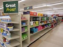 LOZIER GONDOLA SHELVING 72IN TALL 19/22 - 64FT W/4FT END CAP - SOLD BY THE FOOT