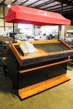 6FT DOUBLE SIDED PRODUCE DISPLAY W/ AWNING