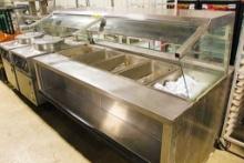 ROYSTON 6FT 5-WELL HOT FOOD BAR W/ SNEEZE GUARD