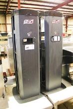 TRASH CANS/ HAND WIPE DISPENSER STANDS