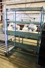 GREEN 5-TIER METRO RACK
