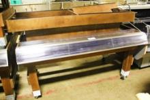 6FT SLANT PRODUCE TABLE W/ UNDERSHELF