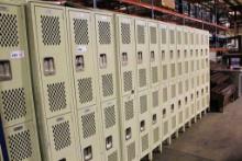 1 LOT - (15)2-DOOR LOCKERS