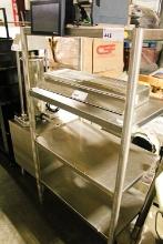 33IN STAINLESS STEEL 4-SHELF COOLER RACK