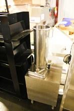F.D. SAUSAGE STUFFER ON STAND - MISSING CRANK HANDLE