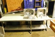 9FT POLYTOP WORKTOP TABLE