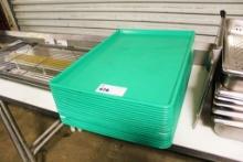 GREEN FULL SIZE FOOD TRAYS
