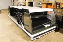 HUSSMANN IM-04 REMOTE 3-DECK ISLAND DELI CASES 2011 (2-5FT, 1-8FT DOUBLE SIDED)
