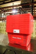 RED SHOPPING BASKETS