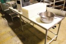 8FT POLYTOP WORKTOP TABLE