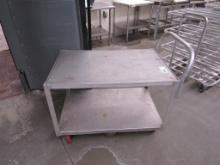 ALUMINUM 2-DECK STOCK CART