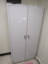 2-DOOR METAL STORAGE CABINET
