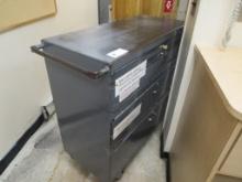 3-DRAWER LOCKING CART