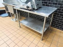 4FT. X 30IN. STAINLESS STEEL TABLE