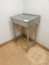 STAINLESS STEEL RECEIVING DESK