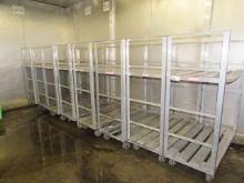 2 TIER ALUMINUM COOLER CARTS