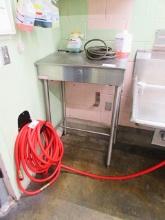 STAINLESS STEEL RECEIVING DESK