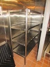 4FT STAINLESS STEEL 4 TIER COOLER RACKS