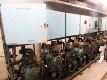KYSOR WARREN COMPRESSOR RACK W/ 5 PUMPS TC320-053-SL-3-NHE-A 208V 3PHASE R-404