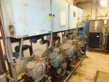 KYSOR WARREN COMPRESSOR RACK W/ 4 PUMPS TC400-067-SC-3-NHE-D 208V 3PHASE R-404