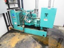 ONAN 30KW GENERATOR W/ TRANSFER SWITCH 45GGFC 1017HRS.