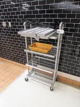 MISC. WIRE SHELF ON CASTERS