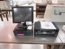 PHOTO CAKE CENTER W/ MONITOR, HARD DRIVE, AND PRINTER