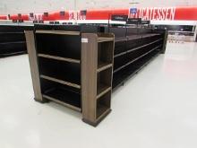 MADIX BLACK GONDOLA SHELVING 57IN TALL 18/22 , 20/22 – 24FT – SOLD BY THE FOOT