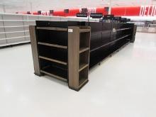 MADIX BLACK GONDOLA SHELVING 57IN TALL 18/22 , 18/22 – 24FT – SOLD BY THE FOOT