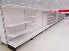 MADIX GONDOLA SHELVING 75IN TALL 20/22 – 76FT – SOLD BY THE FOOT