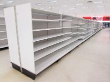MADIX GONDOLA SHELVING 75IN TALL 20/22 – 84FT – SOLD BY THE FOOT