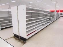 MADIX GONDOLA SHELVING 75IN TALL 20/22 – 84FT – SOLD BY THE FOOT