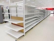 MADIX GONDOLA SHELVING 75IN TALL 20/22 – 84FT – SOLD BY THE FOOT