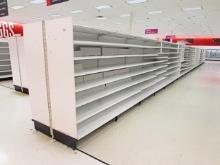 MADIX GONDOLA SHELVING 75IN TALL 20/22 – 40FT – SOLD BY THE FOOT
