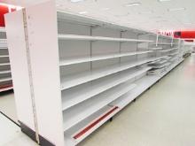 MADIX GONDOLA SHELVING 75IN TALL 20/22 – 80FT – SOLD BY THE FOOT
