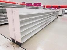 MADIX GONDOLA SHELVING 57IN TALL 20/22 – 32FT – SOLD BY THE FOOT