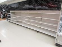 MADIX GONDOLA SHELVING 57IN TALL 20/22 – 20FT – SOLD BY THE FOOT
