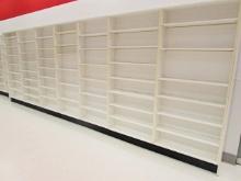 LOT OF PHARMACY SHELVING