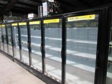 2020 ZERO ZONE 5-DOOR FREEZER W/RH END AND CONDENSING UNIT 5RHZC30