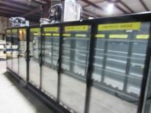 2020 ZERO ZONE 4-DOOR FREEZER (NO ENDS) WITH CONDENSING UNIT 4RHZC30